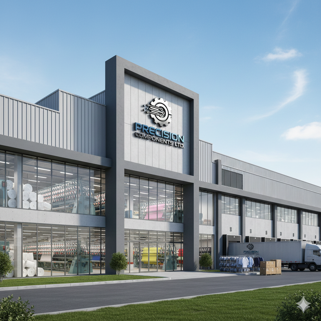 Textile Mill Outside View